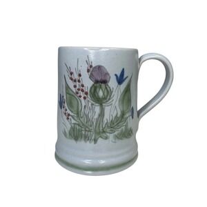 Buchan Thistle Tankard Mug Beer Stein Thistleware Blue Portobello Scotland
